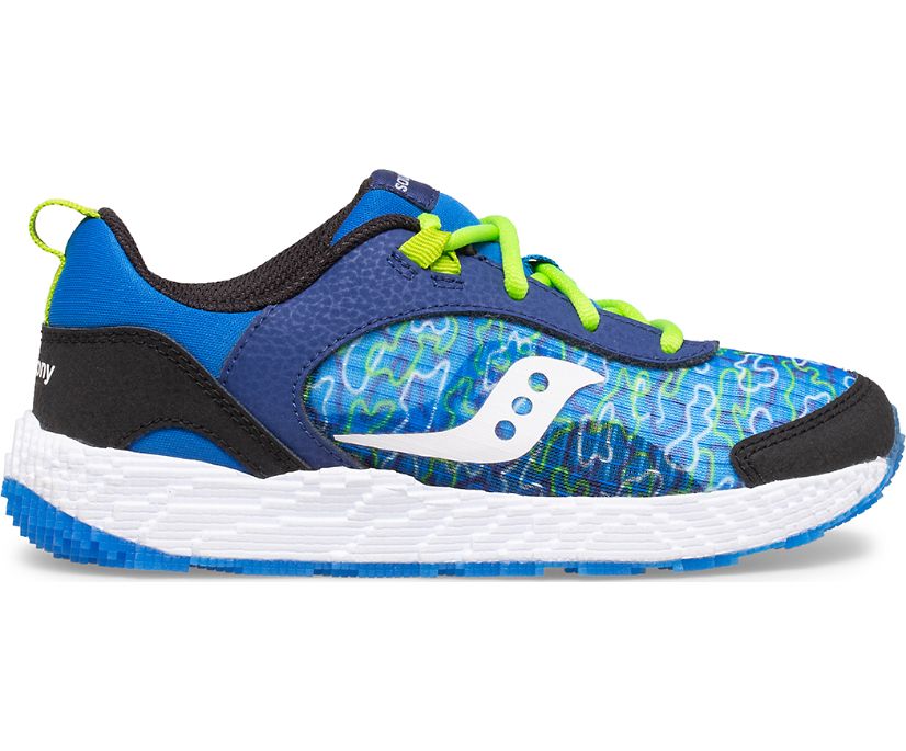 Saucony Voxel 6000 Sneakers Barn Blå Camo | Sverige 718KOR